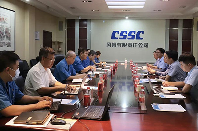 華為公司數字能源總經理張先淼到風帆公司訪問交流